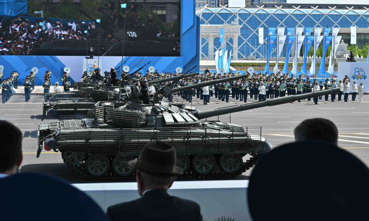 Военный парад 7 мая 2025 года в Астане. Фото: ©Tengrinews.kz / Данияр Есетов