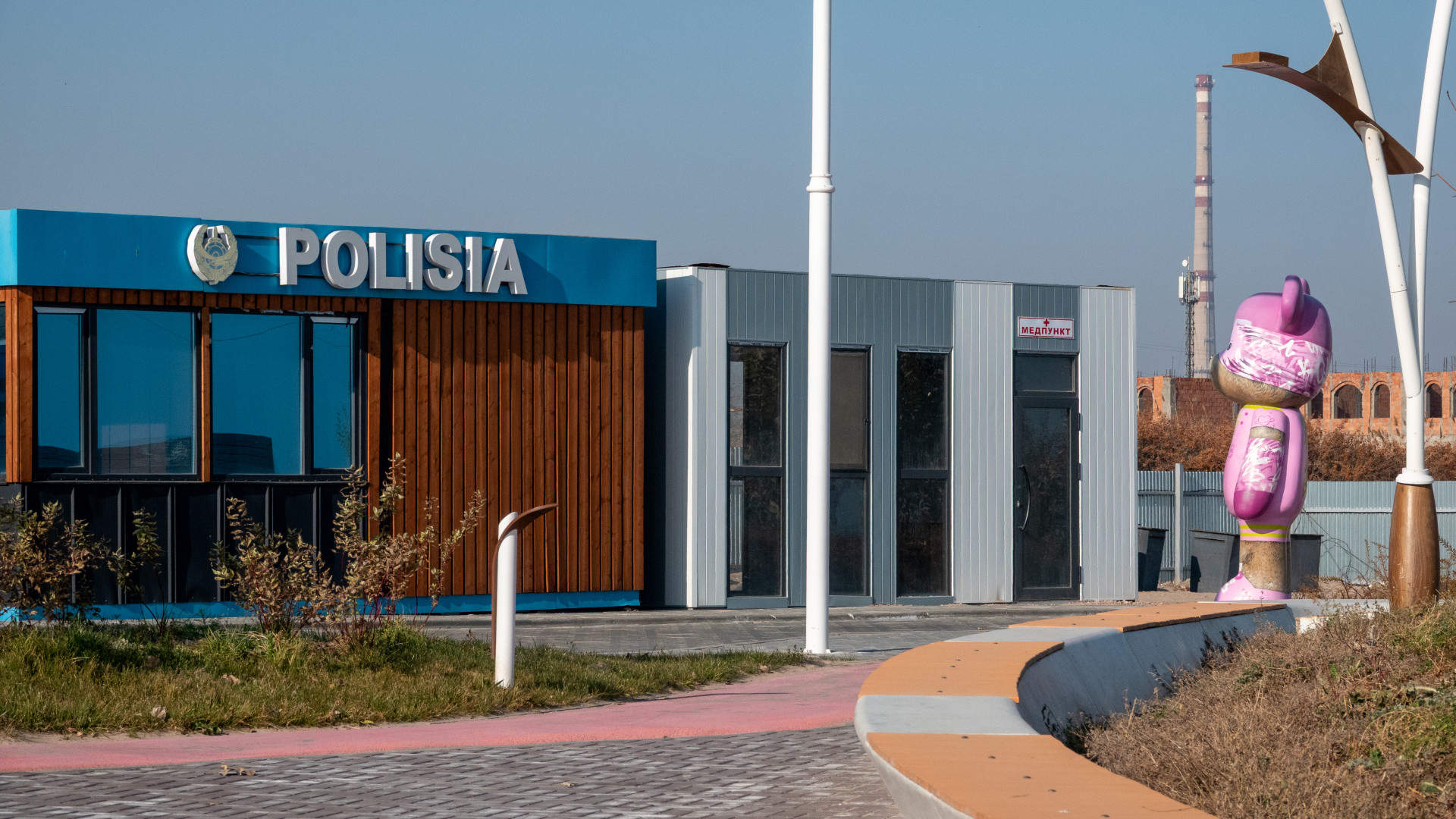 Новая набережная Конаева - главная достопримечательность города часть1