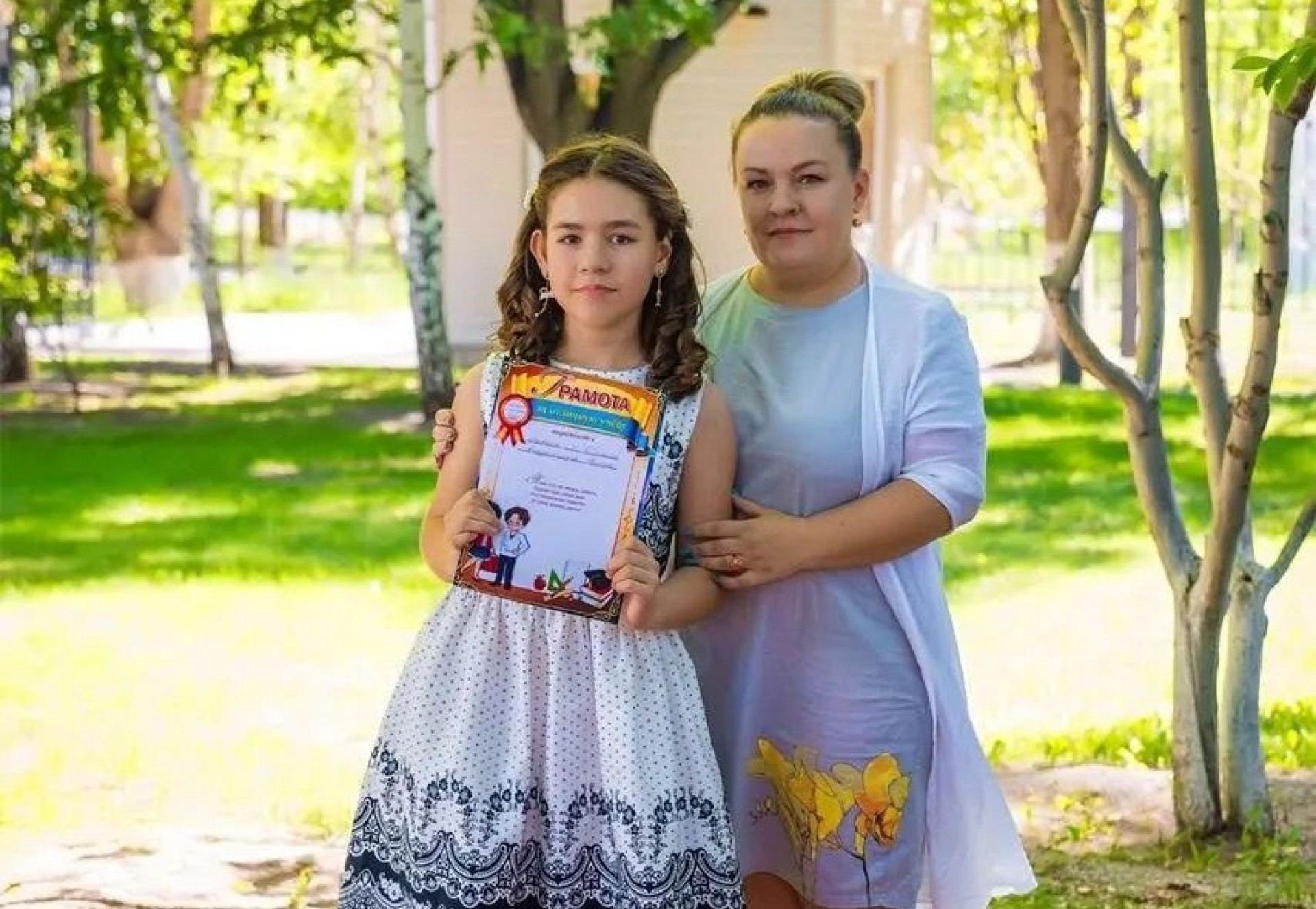 Юлия Андриященко с дочерью Полиной