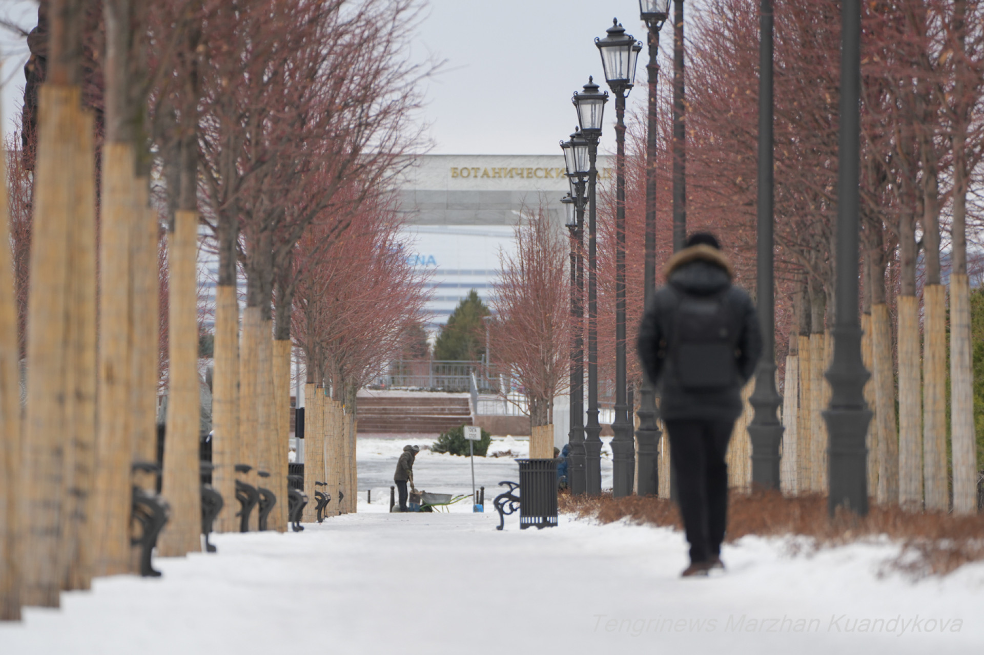 гололед люди