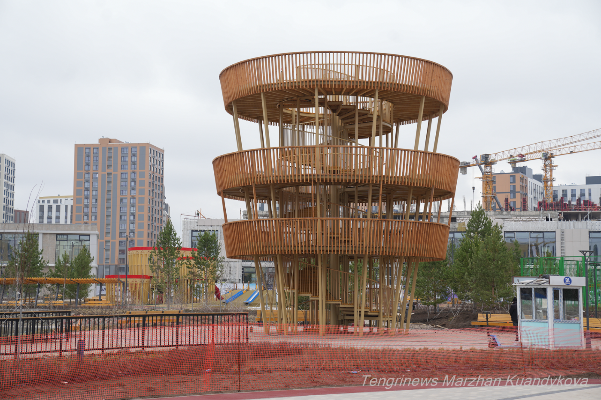 новый парк в Астане