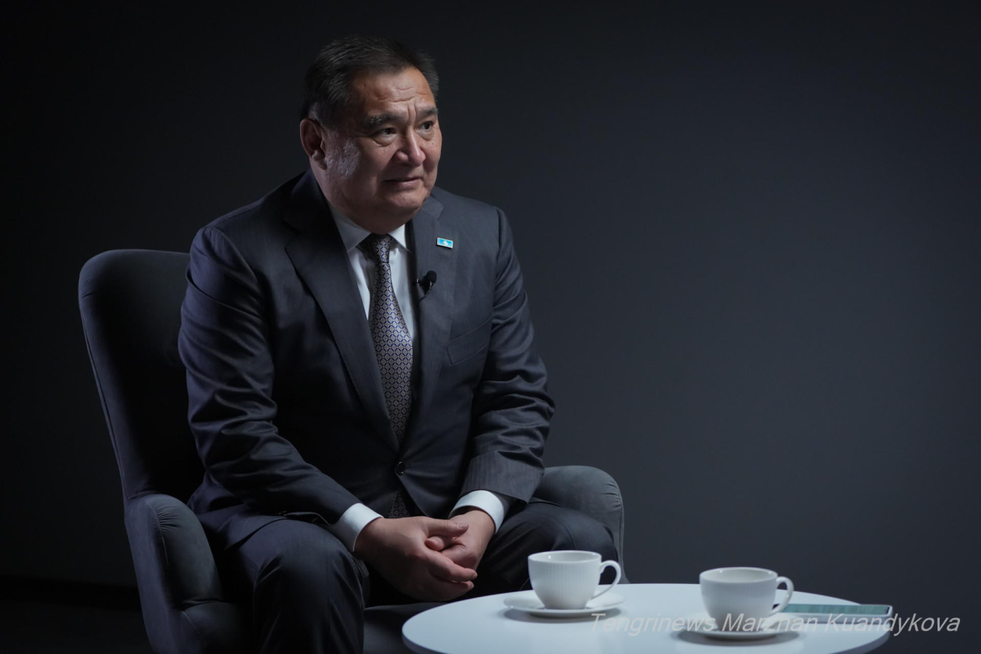 Аким Акмолинской области Марат Ахметжанов. Фото: ©️ Tengrinews.kz / Маржан Куандыкова