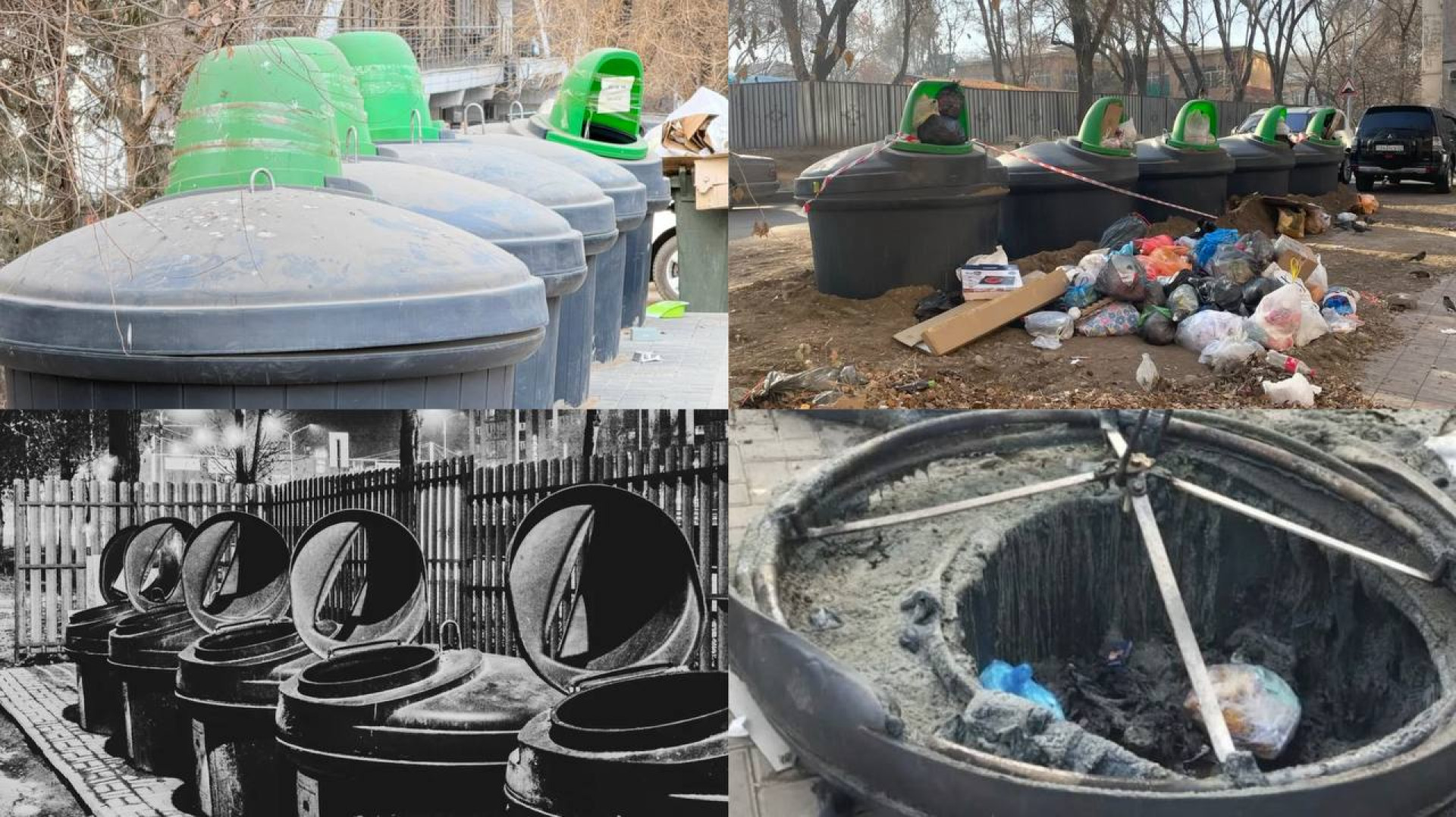 мусорные контейнеры в Алматы