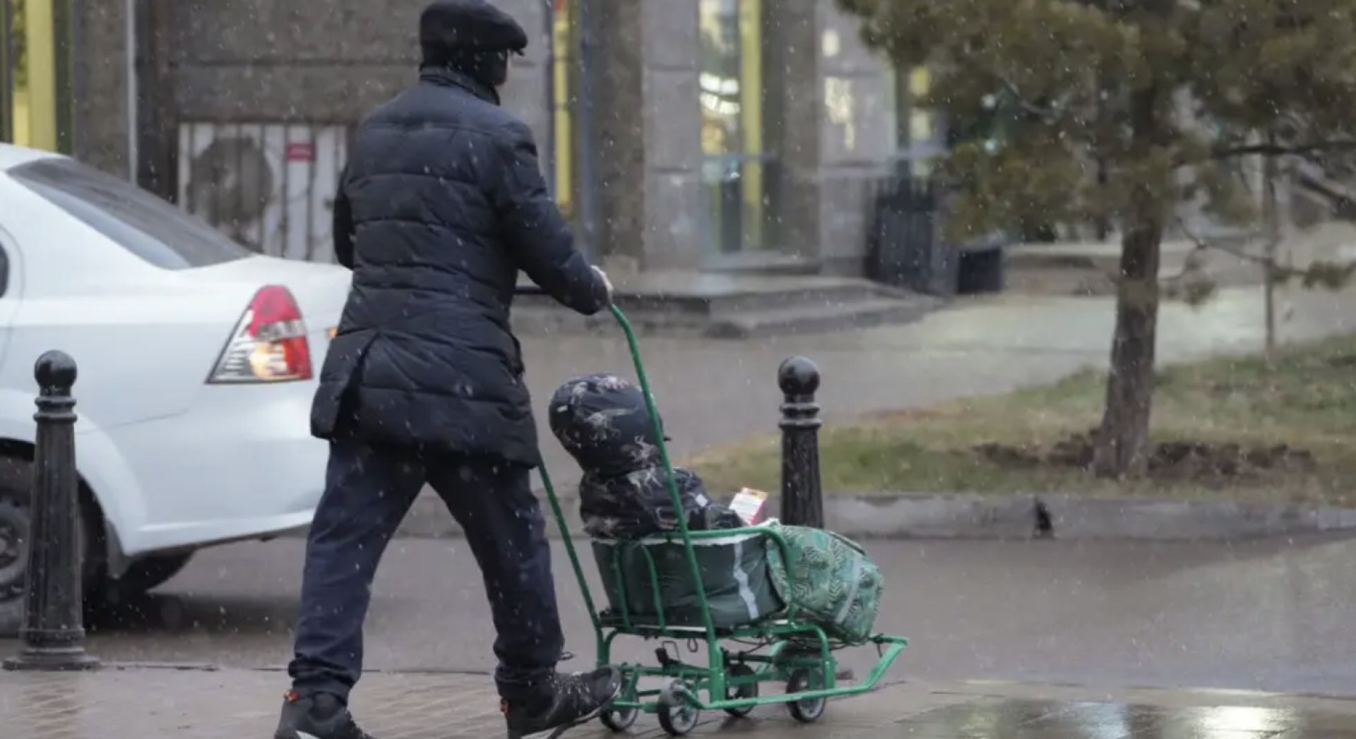 Зима в Казахстане