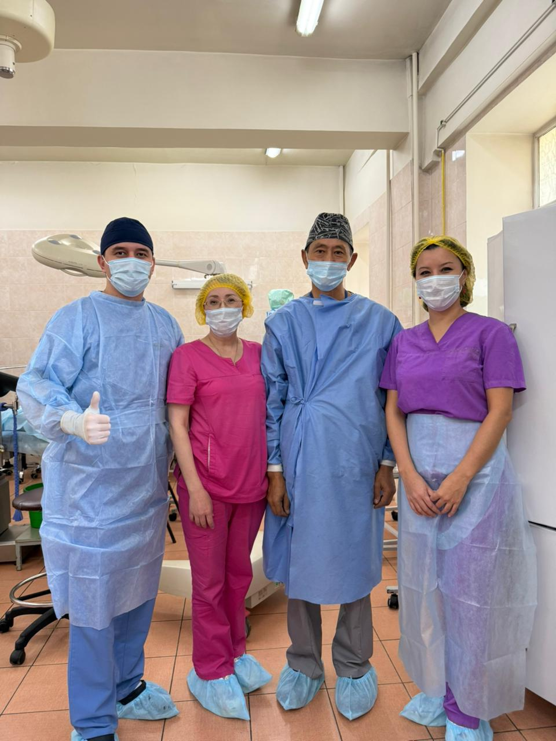 Врачи городской клинической больницы №7 Алматы