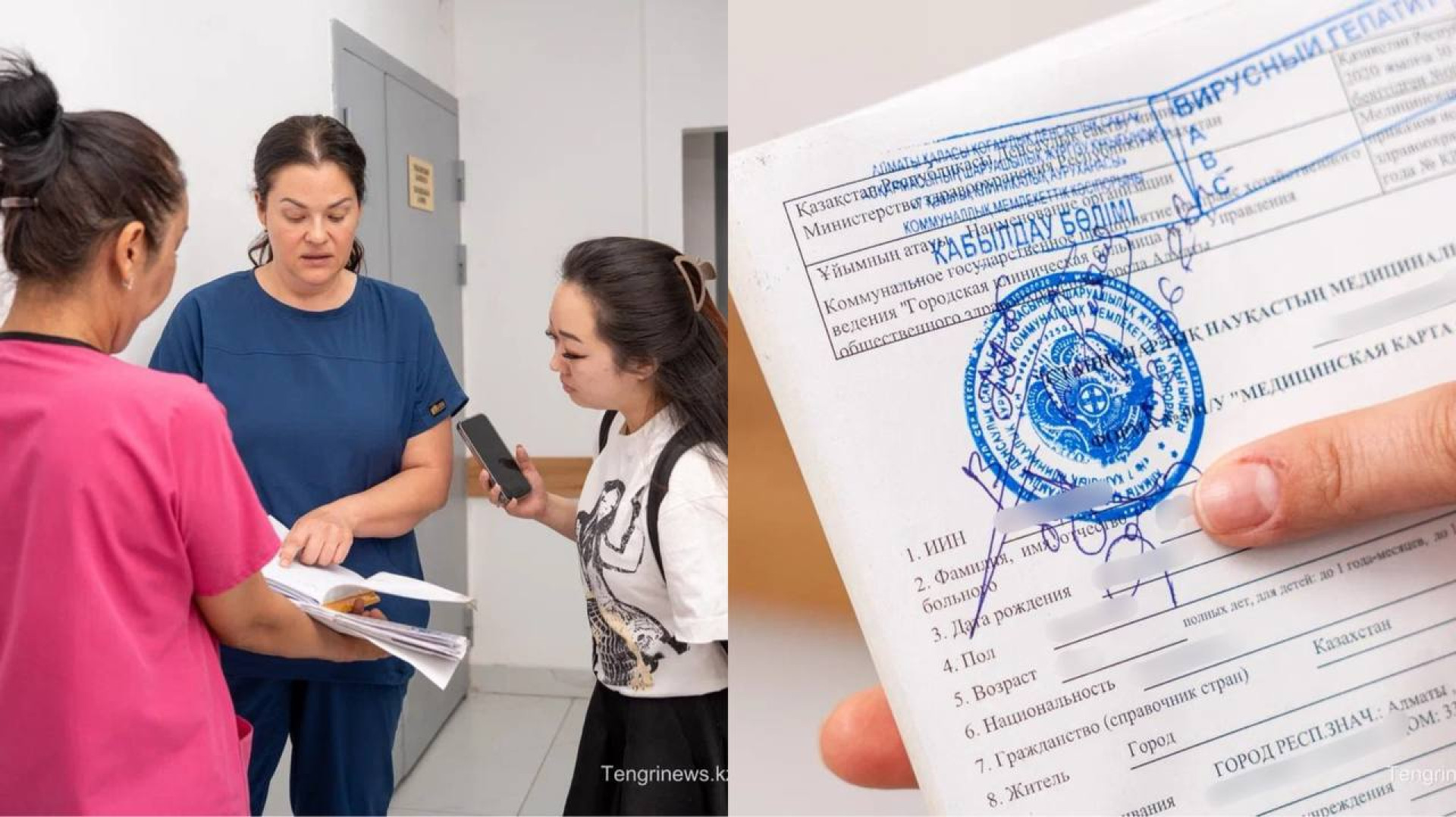 Врач-патологоанатом с документами