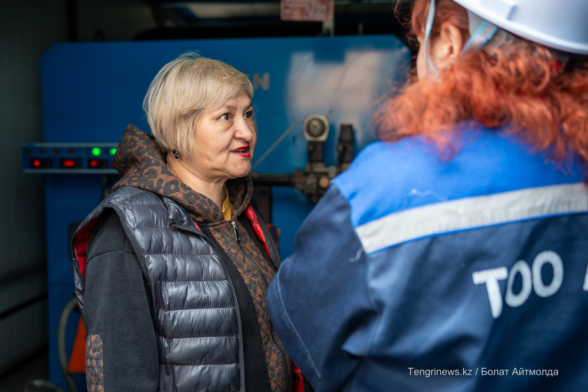 Председатель ОСИ Роза апай в котельной